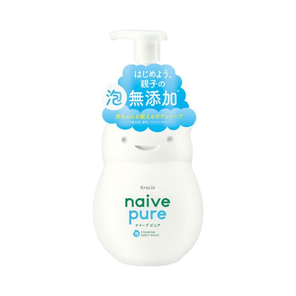 Kracie Naive Pure Foaming Body Soap Jumbo - 550ml