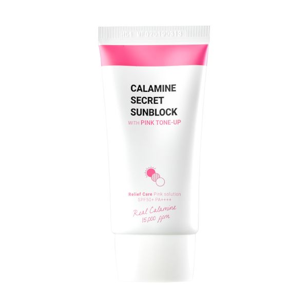 KSECRET Calamine Secret Sunblock With Pink Tone-Up SPF50+ PA++++ - 50ml