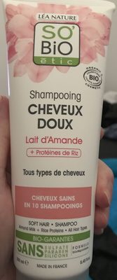 Shampooing cheveux doux lait d'amande