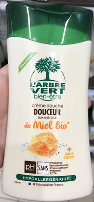 Crème douche Douceur aux extraits de Miel Bio
