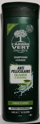 shampooing homme anti pelliculaire olivier & saponine