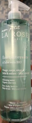 Eau nettoyante à l'aloe vera bio