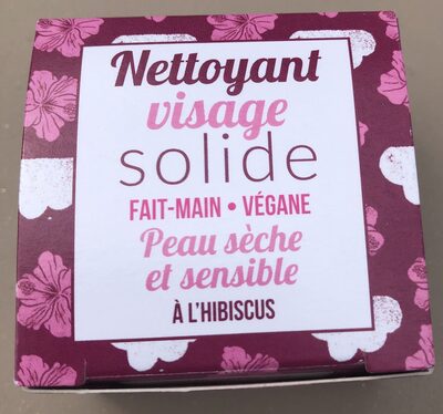 Nettoyant visage solide à l'hibiscus