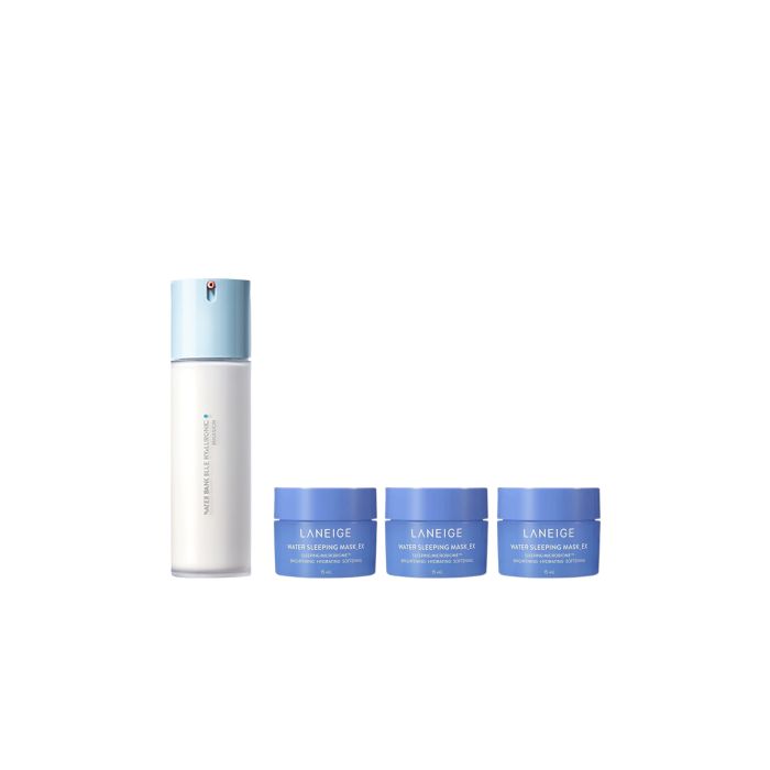 Laneige LANEIGE Water Bank Blue Hyaluronic Emulsion For Combination To Oily Skin - 120ml (1ea) + Water Sleeping Mask EX - 15ml (3ea) Set