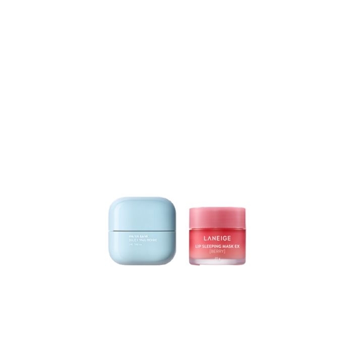 LANEIGE Water Bank Blue Hyaluronic Eye Cream - 25ml (1ea) + Lip Sleeping Mask EX - 20g - Berry (1ea) Set