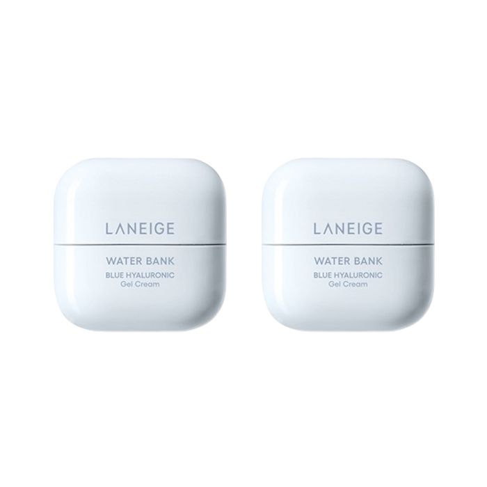 LANEIGE Water Bank Blue Hyaluronic Gel Cream - 50ml (2ea) Set