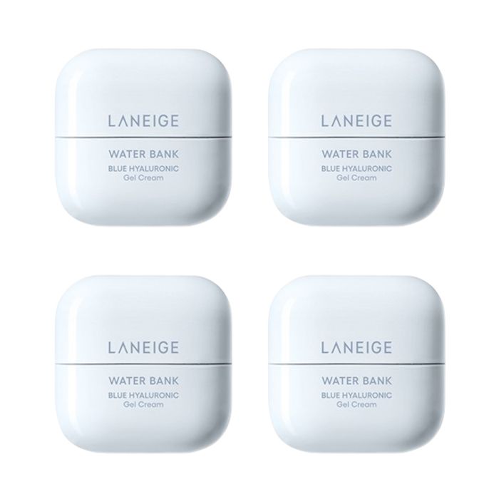 LANEIGE Water Bank Blue Hyaluronic Gel Cream - 50ml (4ea) Set