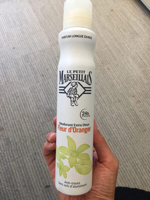 Déodorant extra doux 24 h fleur d'oranger