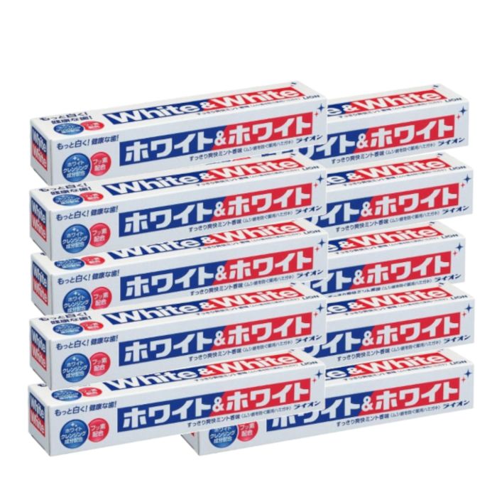 LION White & White Toothpaste (10ea)