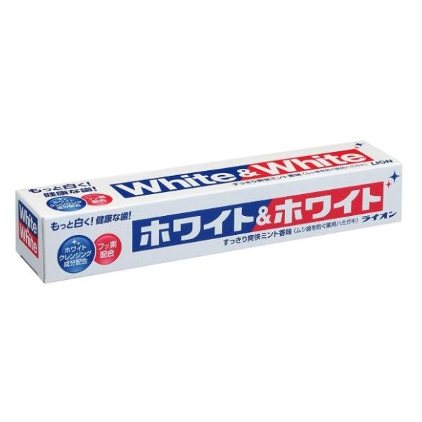 LION White & White Toothpaste - 1pc