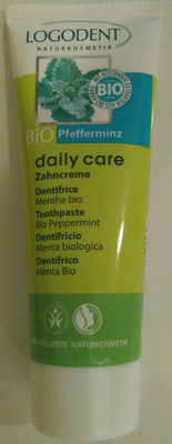 Dentifrice Menthe bio