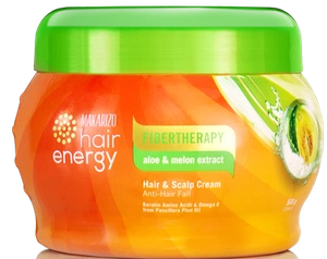 Makarizo Hair Energy Fibertherapy Hair & Scalp Creambath Aloe & Melon Extract