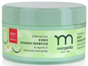 Margarita Moisturizing Body Cream-sorbet With Cucumber And Chamomile Extracts