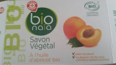 Savon végétal à l'huile d'abricot bio