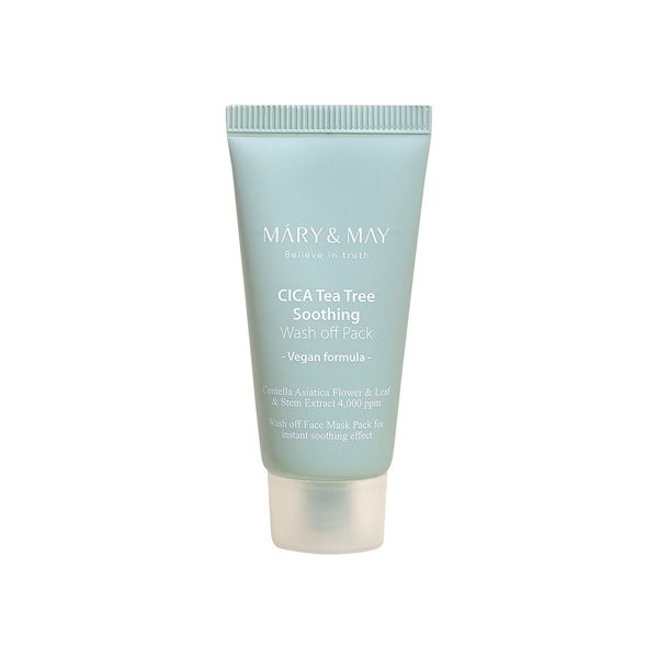 Mary&May Cica Tea Tree Soothing Wash Off Pack - 30g