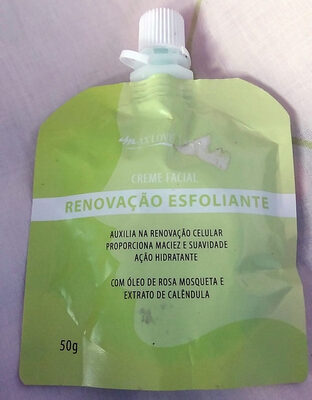 Creme Facial Renovação Esfoliante