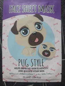 Maxbrands Pug Style - Face Sheet Mask