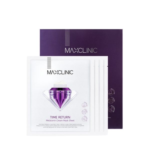 MAXCLINIC Time Return Melatonin Cream Mask Sheet - 1pc