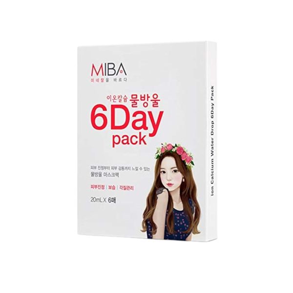 MIBA Ion Calcium Water Drop 6Day Pack - 20ml x 6pcs