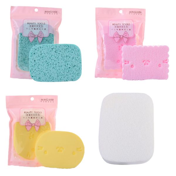 MINGXIER Face Cleaning Sponge (Random Colour) - 1pc
