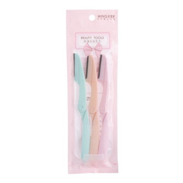 MINGXIER Foldable Eyebrow Razor - 3pcs
