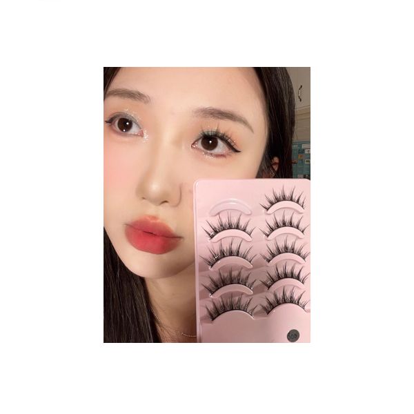 MissLady False Eyelashes B - 10mm x 5 pairs
