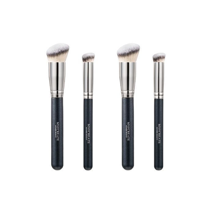 MissLady Foundation & Concealer Brush Set - 2pcs/1 Set (2ea) Set