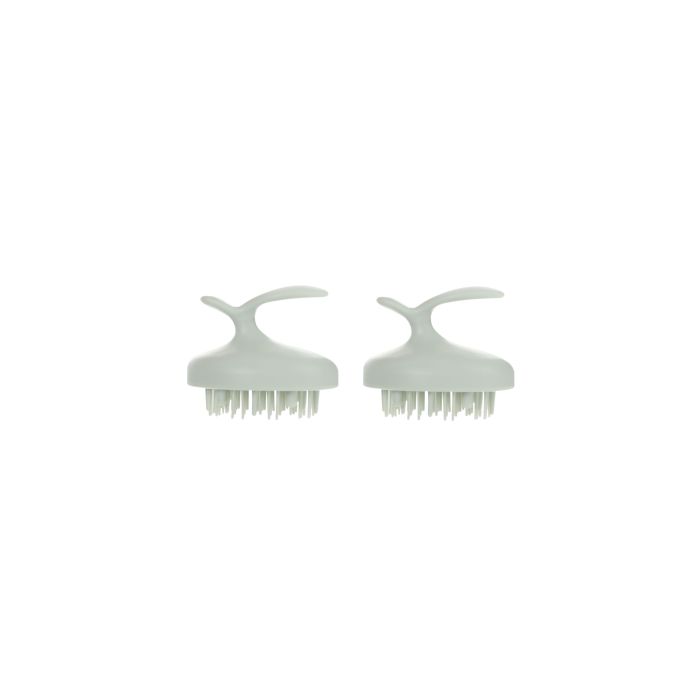 MissLady Scalp Massage and Cleansing Brush - 1pc - Green (2ea) set