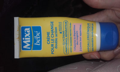 Mixa Bébé Crème pour le change double action