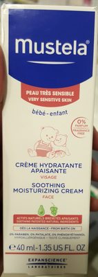 Crème hydratante apaisante visage