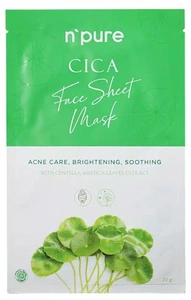 n'pure Cica Face Sheet Mask