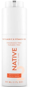 Native Brightening Vitamin C And Niacinamide Facial Serum, Fragrance Free
