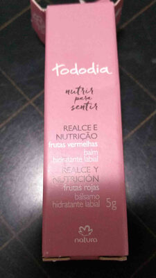 Bálsamo hidratante labial frutas rojas