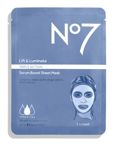 No7 Lift & Luminate Triple Action Serum Boost Sheet Masks
