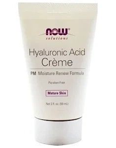 Now Solutions NOW Solutions Hyaluronic Acid Creme, Pm Moisture Renew Formula