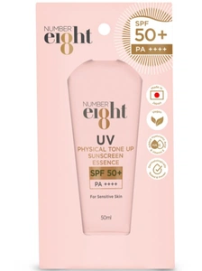 Number ei8ht UV Physical Tone Up Sunscreen Essence SPF50+ Pa++++