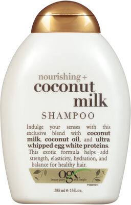 Coconut milk shampoo