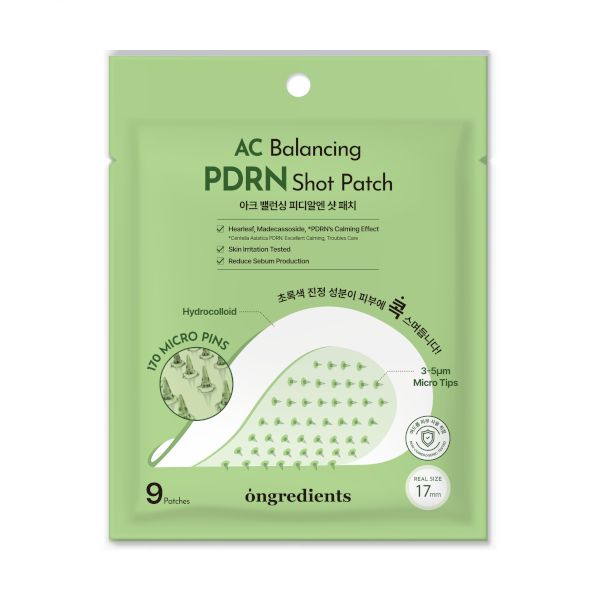 ongredients AC Balancing PDRN Shot Patch - 9patches