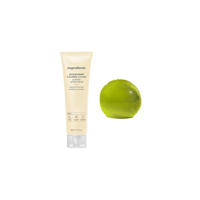 ongredients Cleansing Ball - 110g - Jeju Green Tea + Skin Barrier Calming Lotion - 80ml