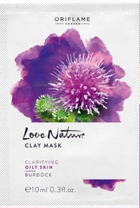 Oriflame Clay Mask With Burdock Love Nature