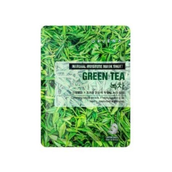ORJENA Natural Moisture Mask Sheet - Green Tea - 23ml X 10sheet