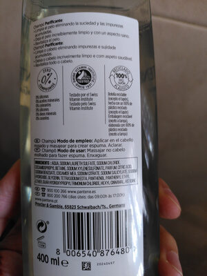 Champú Purificante Nutri Pro-V