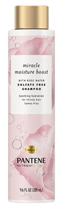 Pantene Nutrient Blends Miracle Moisture Boost Rose Water Shampoo