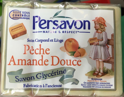 Pêche Amande Douce savon glycériné