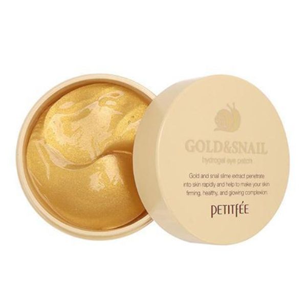 PETITFEE Gold & Snail Hydrogel Eye Patch - 60pcs