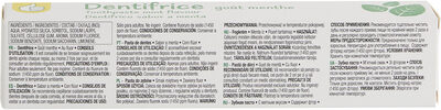 Auchan dentifrice goût menthe au fluor