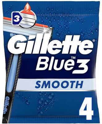 Blue 3 Høvel Smooth Engangs 4stk Gillette