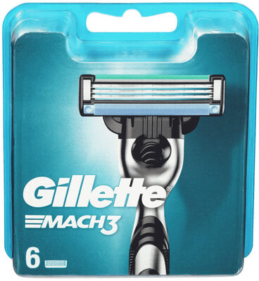 Gillette Barberblad Mach3 6 blader