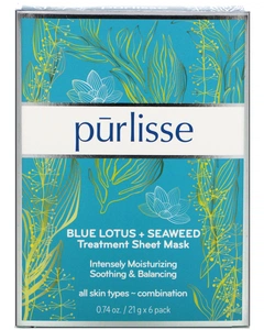 Purlisse Blue Lotus & Seaweed Treatment Sheet Mask