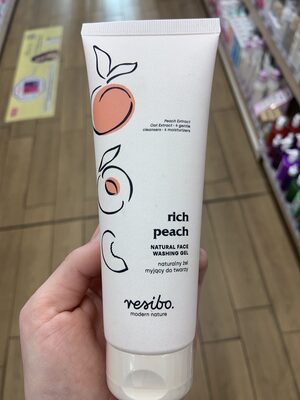 Rich Peach Natural Face Washing Gel
